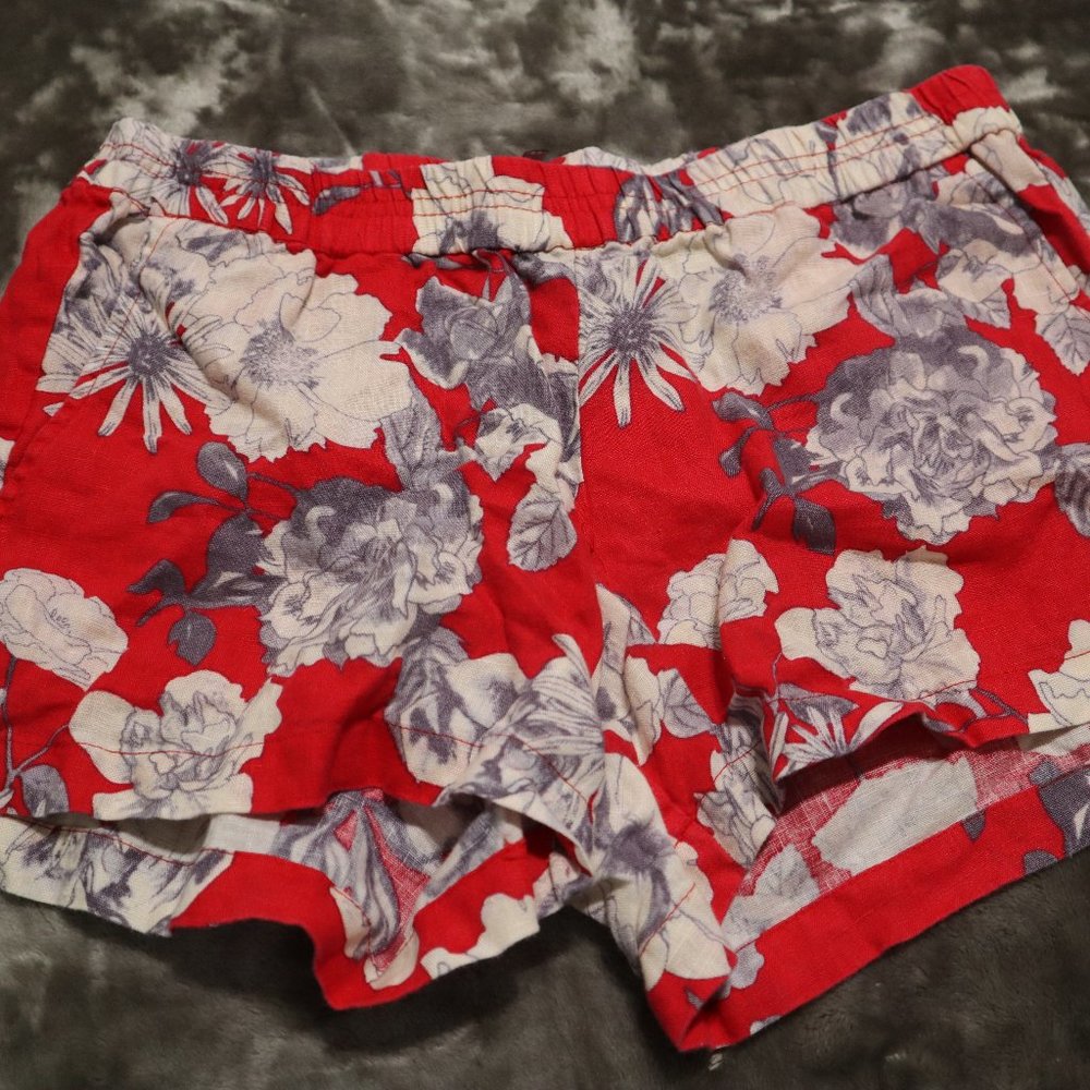 Kut from the Kloth Linen Floral Shorts